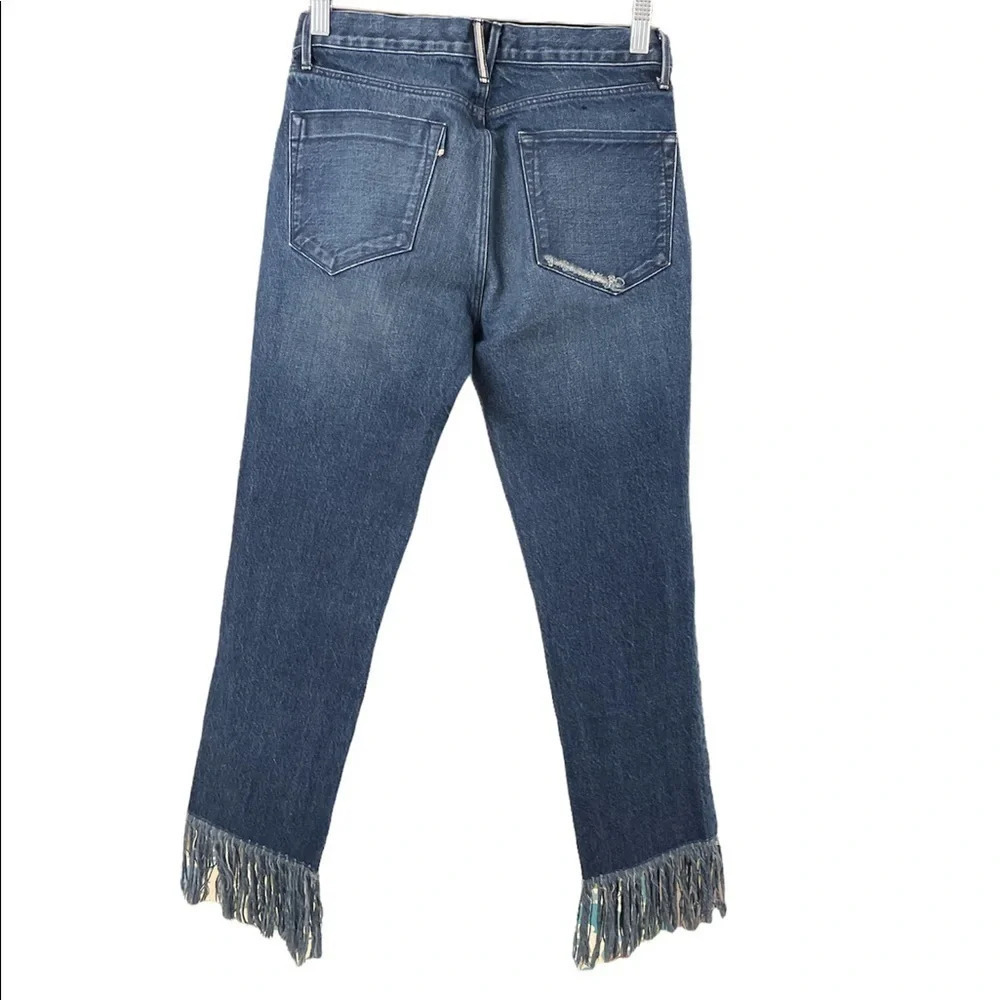 3x1 Jeans Fringe Straight Crop Jean - Picture 6 of 12